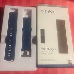 NEW Fitbit Charge 2 Navy Accessory Band